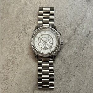Michael Kors Silver Stainless Steel Watch